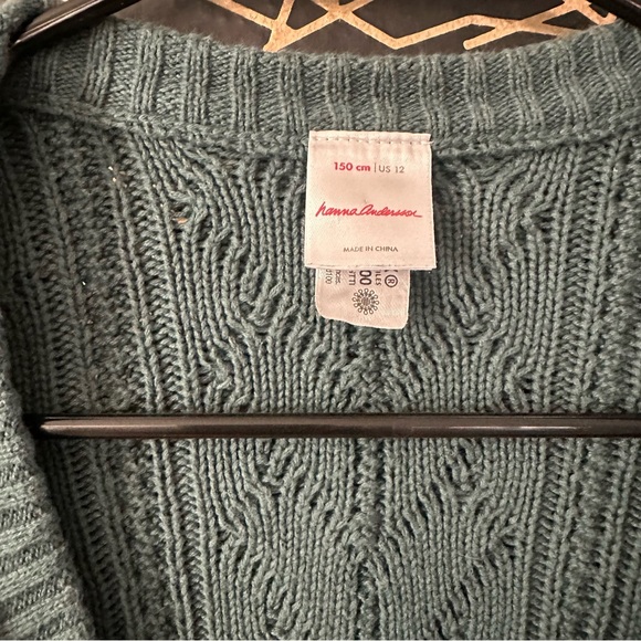 Hanna Andersson Green Knit Sweater - Picture 4 of 4